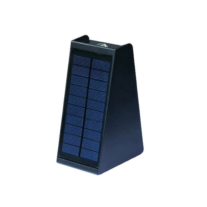 Lampe murale à LED étanche extérieure trapézoïdale simple solaire 