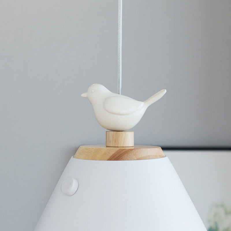 Nordic Aluminum Bird Decorative Ring 1-Light Pendant Light