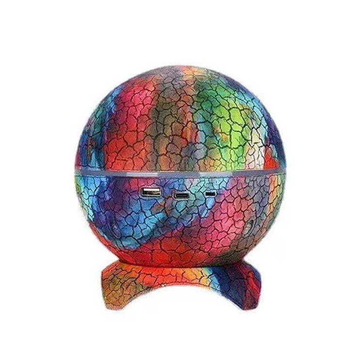Creative Cracked Planet USB Bluetooth Musique Étoile Projection Veilleuse LED Lampe de Table 