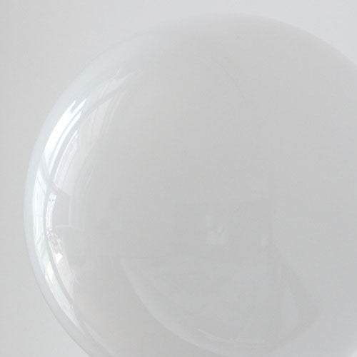 Japanese Vintage Glass Round Ball Chrome Bending Arm 1-Light Wall Sconce Lamp