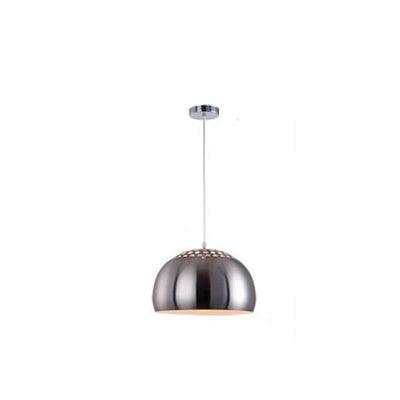 Modern Light Luxury Solid Silver Iron 1-Light Pendant Light