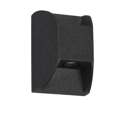 Lampe murale LED moderne minimaliste extérieure étanche carrée avec éclairage vers le haut et vers le bas 