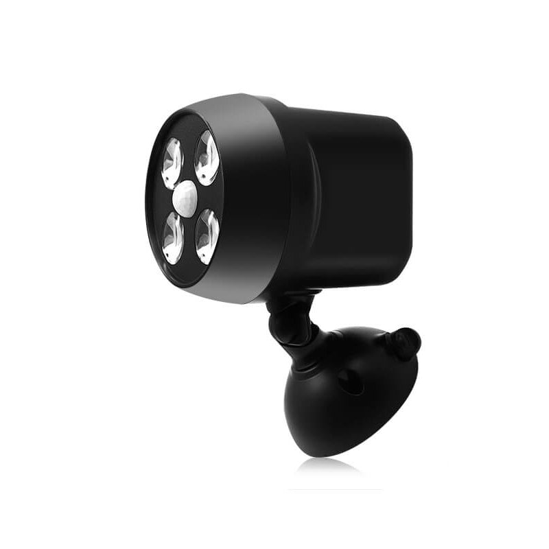 Einfache Spotlight 4 LED drehbare Sensor Straßenleuchte Wandleuchte Lampe 