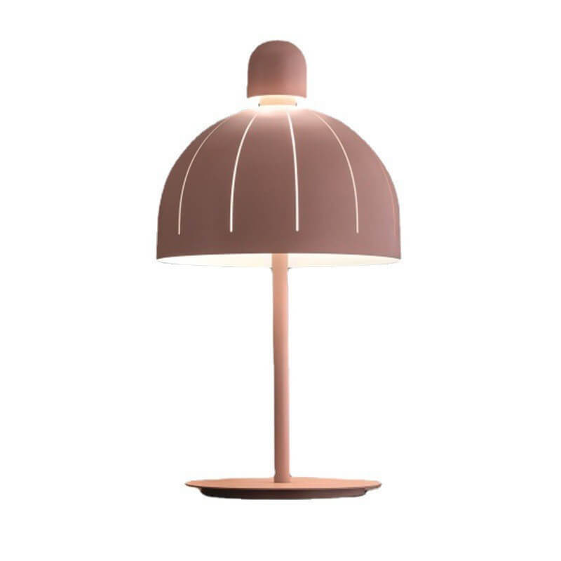 Nordic Pink Mushroom Metal LED Table Lamp