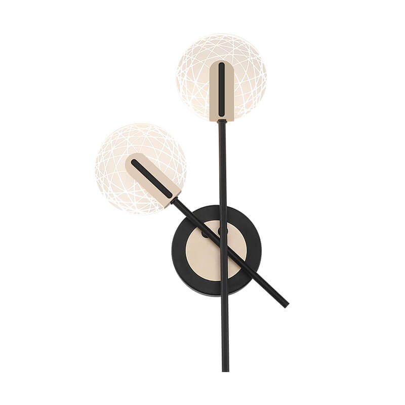 مصباح حائط LED دوار 1/2 بضوء أكريليك حديث 