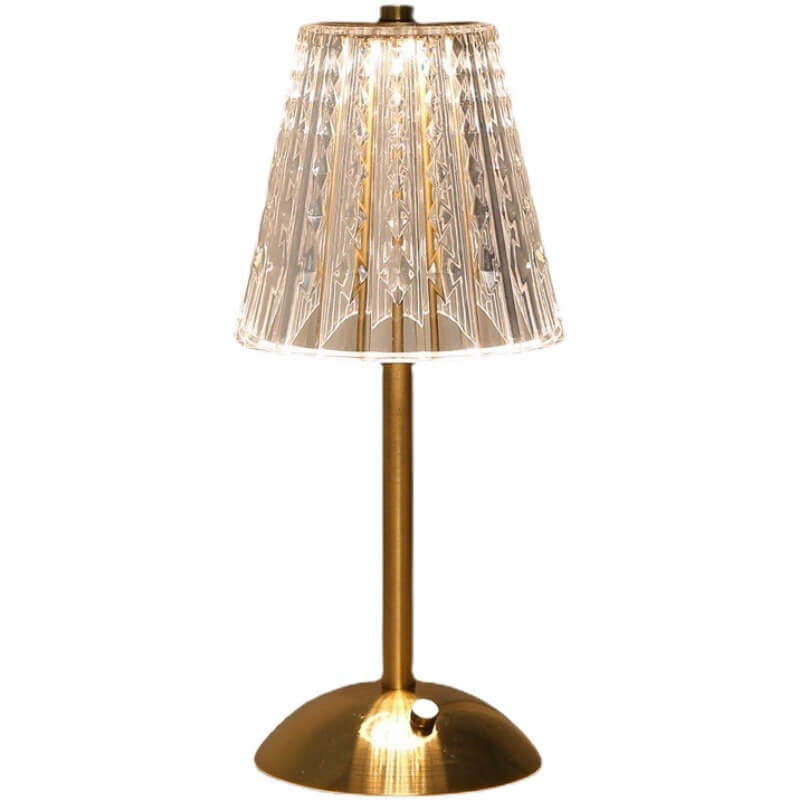 Kreative Diamant Kristall Acryl Metall Touch LED Tischlampe 