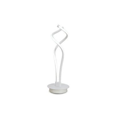 Minimalist Creative Twisted Aluminum Iron LED Table Lamp