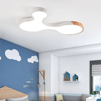 Nordic Macaron Shaped Block Clouds LED Flush Mount Ceiling Light