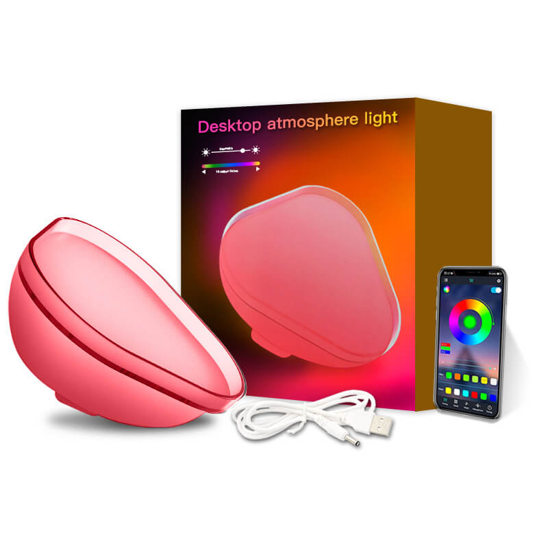 Lámpara de mesa LED con ambiente Bluetooth APP RGB creativa 
