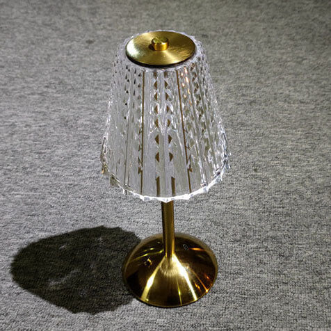Kreative Diamant Kristall Acryl Metall Touch LED Tischlampe 