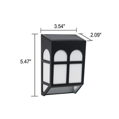 Solar Outdoor Fence Square RGB Farbe LED Zaun Wandlampe 