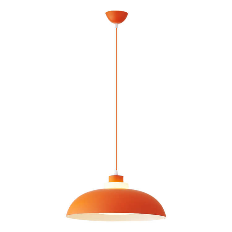 Modern Solid Color Macaron Acrylic Aluminum 1-Light Pendant Light