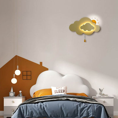 Modern Minimalist Cloud Iron LED Wall Sconce Lamp