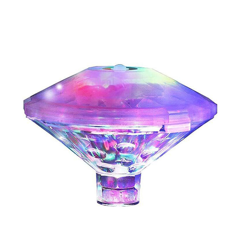 Diamond Shape Waterproof RGB Color LED Diving Light Night Light