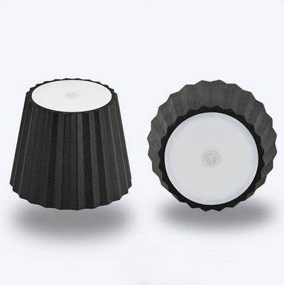 Lámpara de Mesa USB Táctil LED de Cono Plegado de Aluminio Minimalista 