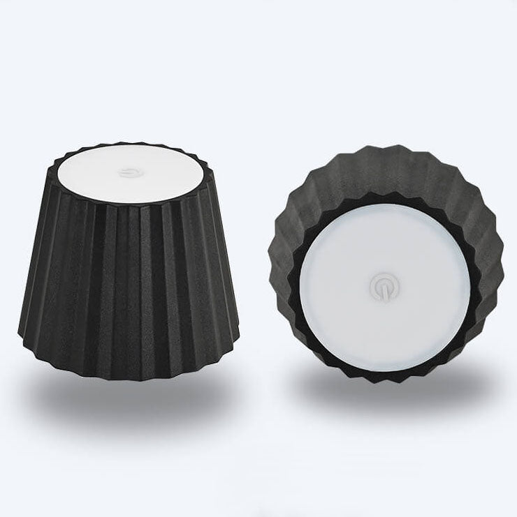 Lámpara de Mesa USB Táctil LED de Cono Plegado de Aluminio Minimalista 
