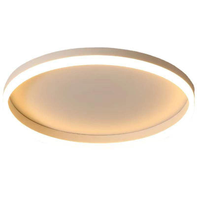 Nordic Minimalist Circle Ring Iron Acrylic LED Flush Mount Ceiling Light