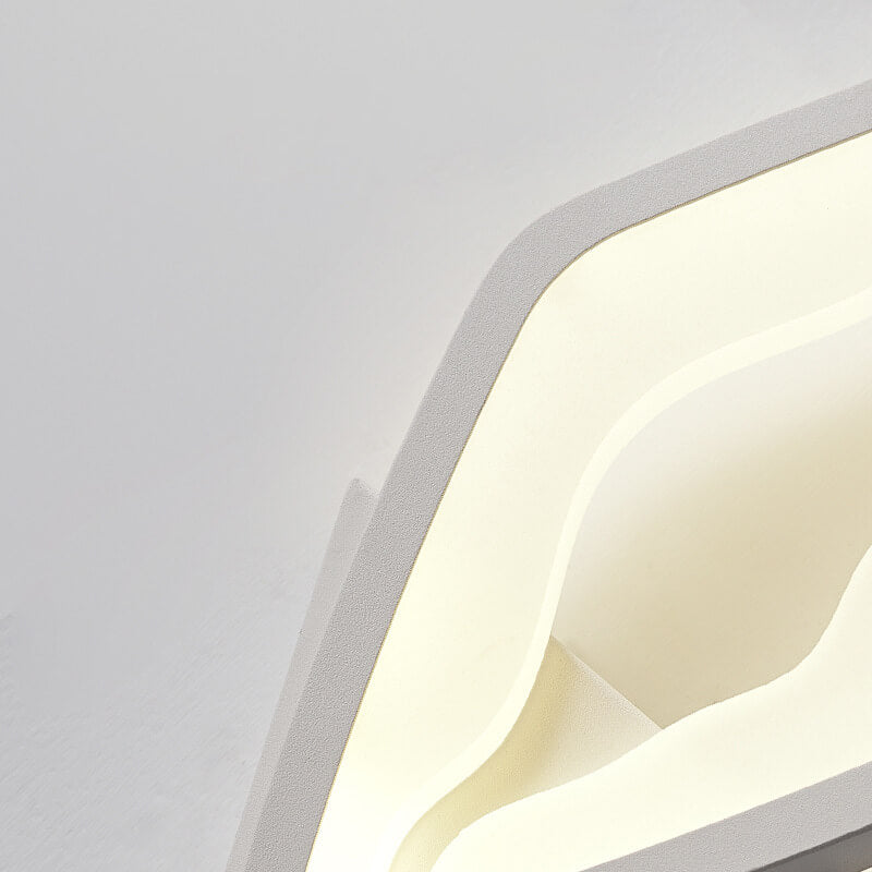 Applique Murale LED Design Flamme Créative en Acrylique Moderne 