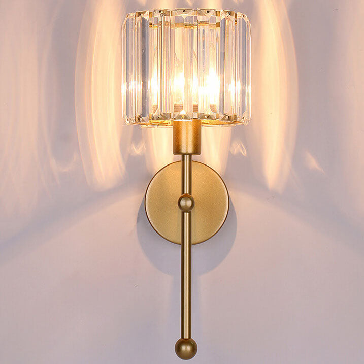 Vintage Light Luxury Crystal Bird 1-Light Wall Sconce Lamp