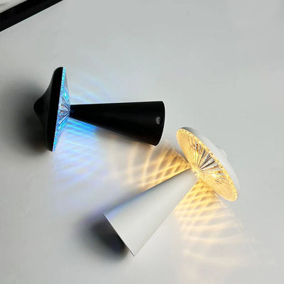 Lampe de Table LED Ambiante OVNI Champignon Créatif Moderne 