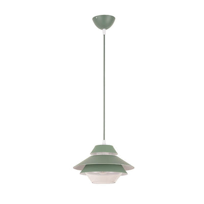 Modern Minimalist Flying Saucer Macaron 1-Light Pendant Light