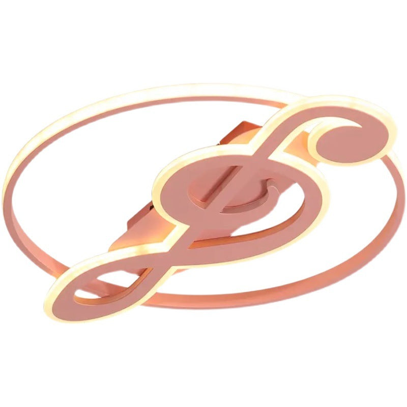 Plafonnier LED encastré avec notes de musique créatives nordiques 