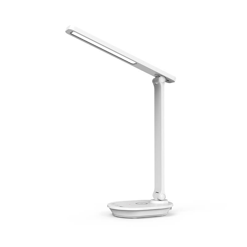 Modern Double Folding Eye Care Wireless Rechargeable LED Desk Lamp