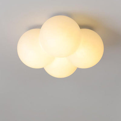 Modern Minimalist Flower Bubble LED Kids Flush Mount Ceiling Light