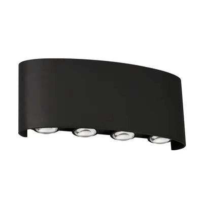 Modern Outdoor Arc Up and Down Spotlight LED Outdoor Waterproof Wall Sconce Lamp