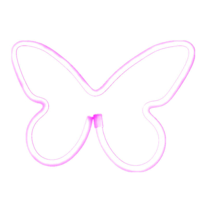 Contemporary Creative Butterfly PS LED USB Plug-In/Battery Decorative Neon Light For Bedroom