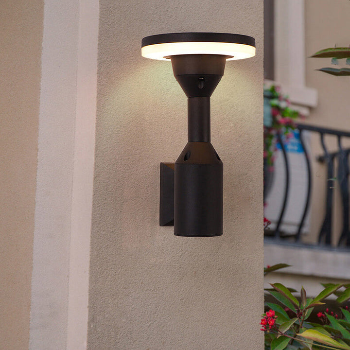 Lámpara de aplique de pared impermeable LED para exteriores de camino creativo moderno 