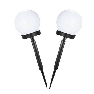 Solar Round Ball LED Outdoor-Rasen-dekorative Erdungsstecker-Licht 