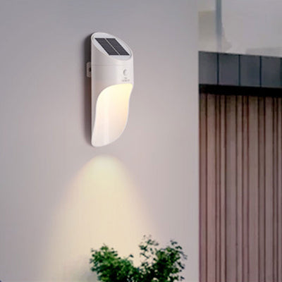 Solar LED Creative Sensor Outdoor Waterproof Wall Sconce Lamp