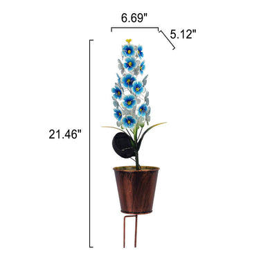 Solar-Simulations-Blumen-Topfpflanze im Freien LED-Rasen-Landschaftslicht 