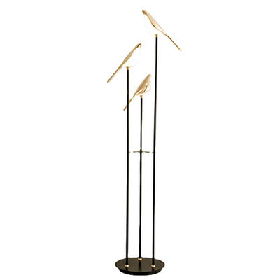 Nordic Creative Magpie Decorative 3-Light LED Standing Floor Lamp