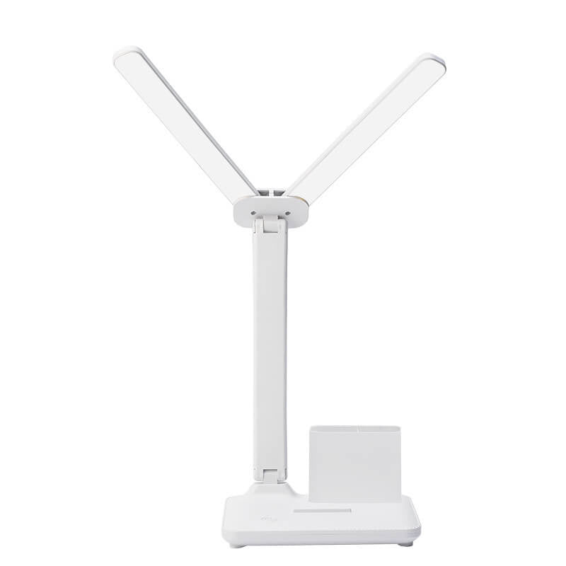 Lampe de Table LED à Double Tête Créative avec Protection des Yeux et Angle Réglable 