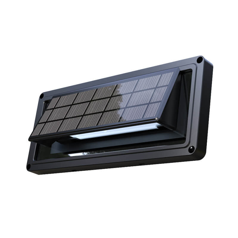 Solar Outdoor Square Waterproof Explosion-proof Voice Control Step Wall Sconce Lamp