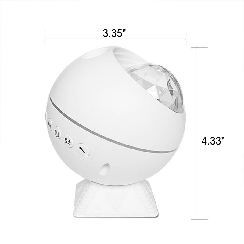 Lampe LED moderne en plastique à sept couleurs, Projection d&