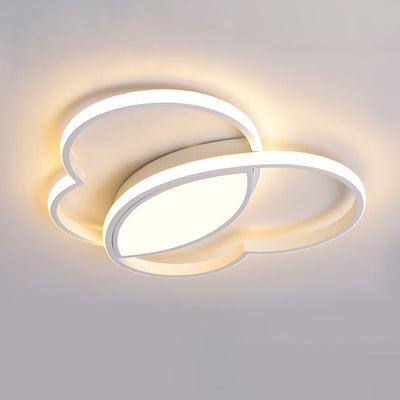 Childlike Love Overlap Design LED Flush Mount Light