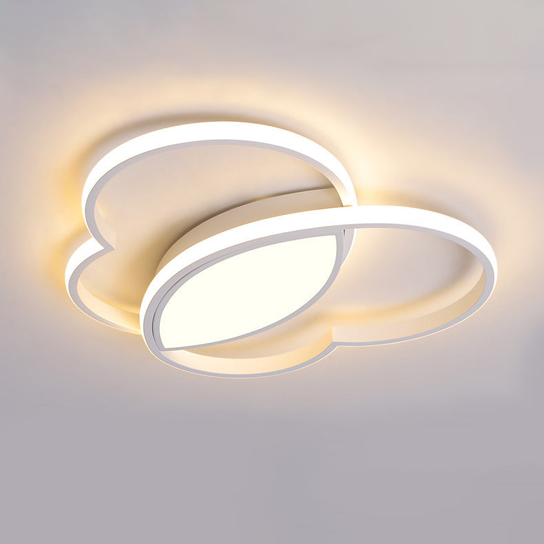 Childlike Love Overlap Design LED Flush Mount Light