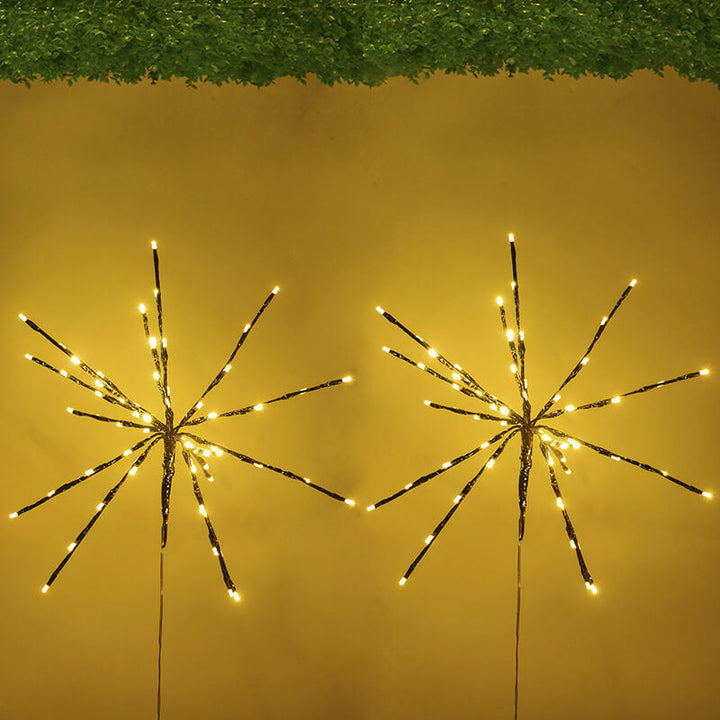 Moderne Solar-Rasen-LED-Gartenboden-Einsatz-Landschaftslicht-Feuerwerks-Lichter im Freien 