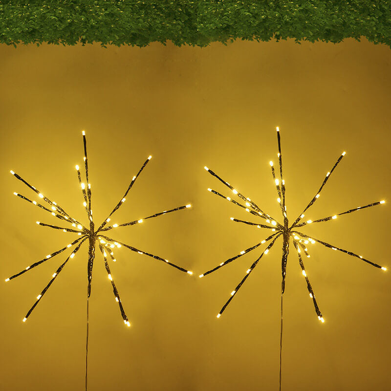 أضواء الألعاب النارية LED الحديثة للطاقة الشمسية في الهواء الطلق لإدراج الحديقة في الأرض 