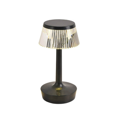 مصباح طاولة ليلي LED على شكل فطر كريستالي مبتكر 