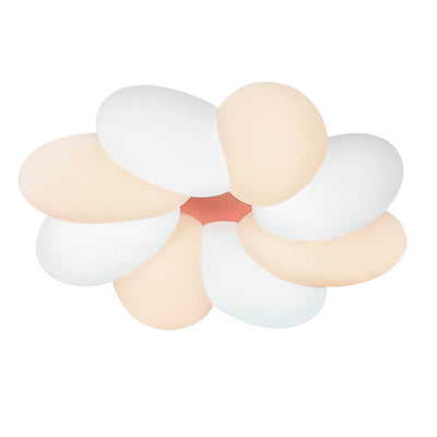 Nordic Creative Colorful Flower LED Flush Mount Ceiling Light