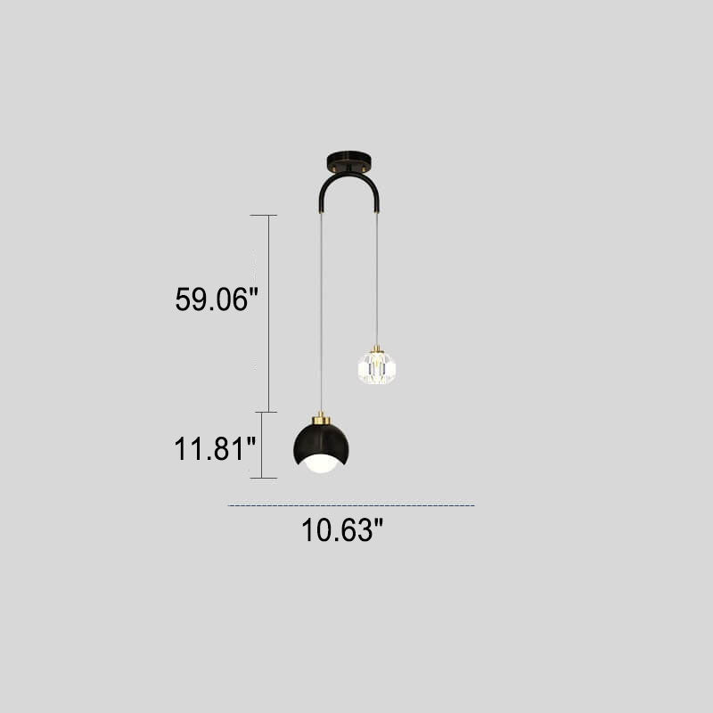 Style européen lumière luxe fer laiton LED île lumière lustre 