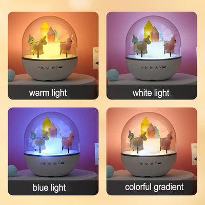 Creative Carousel Octavo Bluetooth Kids Night Light Table Lamp