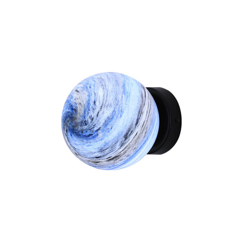 Nordic Creative Planet Glass Orb Wandleuchte mit 1 Licht