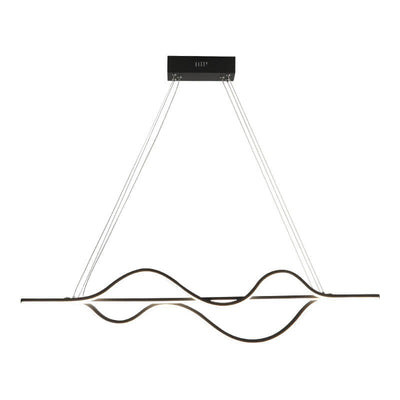 Modern Minimalist Lines LED Island Light Chandelier