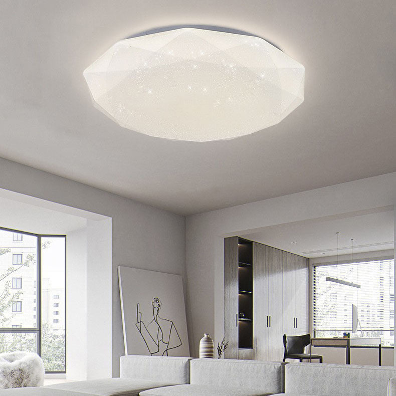 Moderne Einfachheit Voller Himmel Stern Diamantform LED Deckenleuchte für das Wohnzimmer 