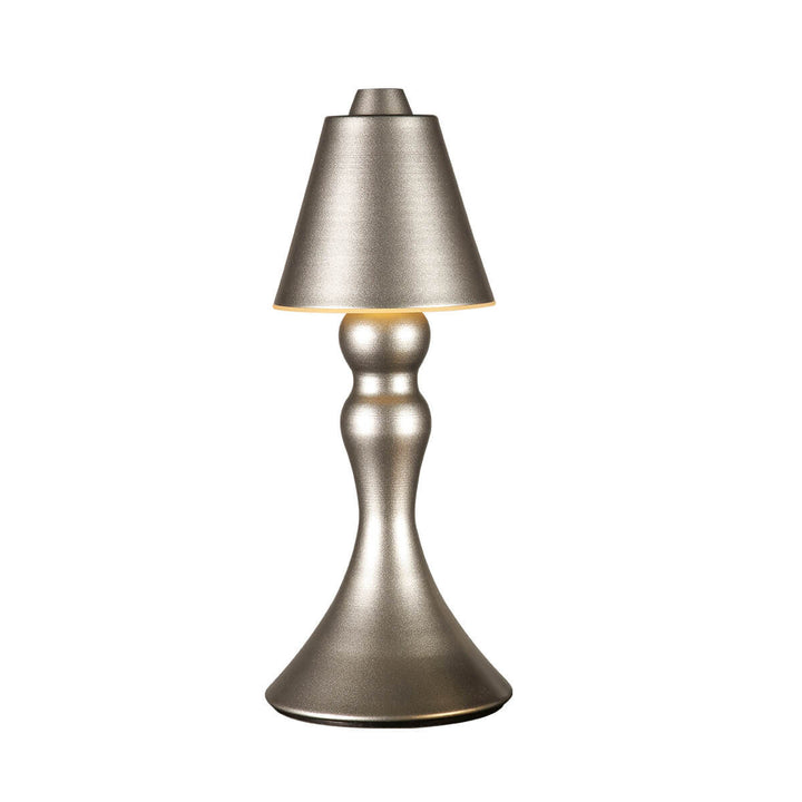 Moderne wiederaufladbare LED-Tischlampe aus Metall